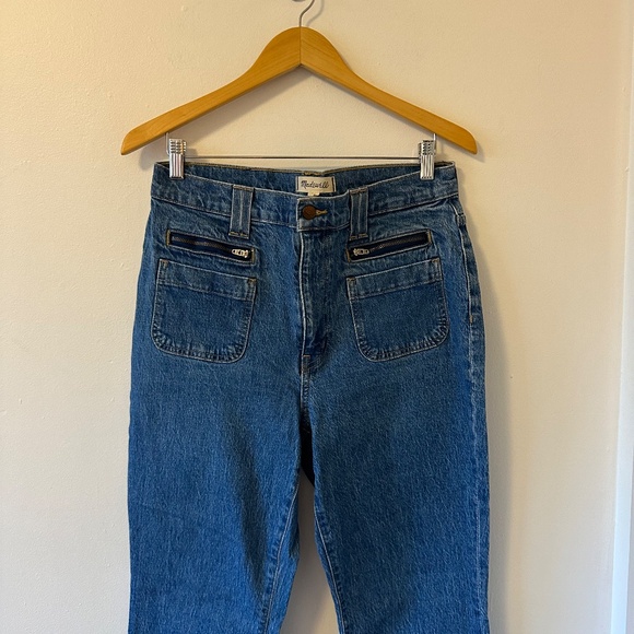 Madewell The Perfect Vintage Flare Patch Pocket Jeans | Size 30 - Picture 7 of 15